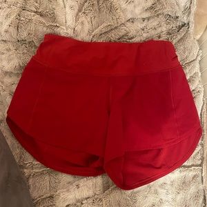 Lululemon speed up mid rise 4” shorts